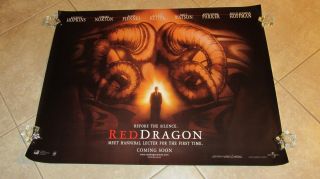 Red Dragon Movie Poster - Anthony Hopkins Poster - Hannibal Lecter