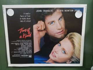 1983 Two Of A Kind Half Sheet Poster John Travolta,  Olivia Newton - John