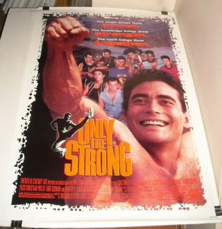 Rolled 1993 Only The Strong Double Sided Movie Poster Mark Dacascos Action