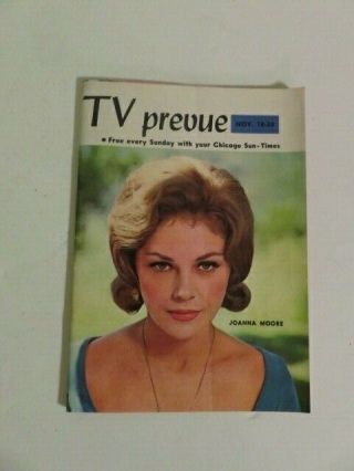 The Andy Griffith Show - Joanna Moore - Tv Guide - Tv Prevue - 1962 - Regional Tv Guide