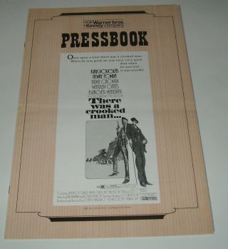 There Was A Crooked Man Promo Movie Pressbook Press Book Kirk Douglas Western