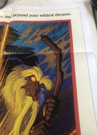 1982 Don Bluth The Secret Of Nimh 1 Sheet Movie Poster 2