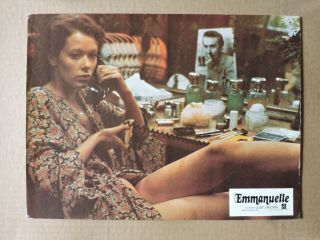 Sylvia Kristel Leggy French Lobby Card 1974 Emmanuelle