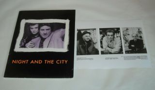 1992 Night & The City Movie Promo Press Kit 8 Photo Robert De Niro Jessica Lange