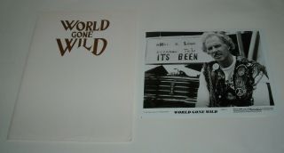 1987 World Gone Wild Movie Promo Press Kit 5 Photos Catherine Mary Stewart