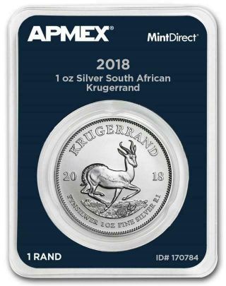 South Africa - 2018 1 Oz Silver Krugerrand - Apmex Direct