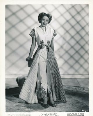Jane Powell 1948 Mgm 8 X 10 Lovely Glamour Photo Vv
