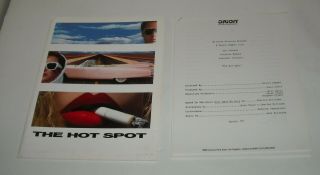 The Hot Spot Movie Promo Press Kit Don Johnson Virginia Madsen Jennifer Connelly