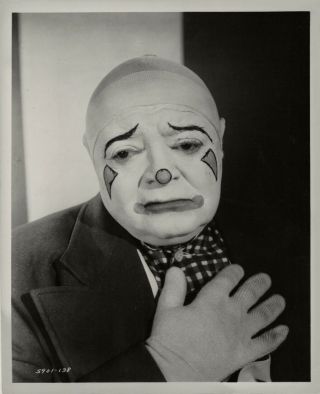 Peter Lorre As A Sad - Faced Clown 1959 Portrait The Big Circus