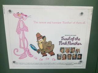 1982 Trail Of The Pink Panther Half Sheet Poster Peter Sellers Comedy