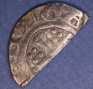 British Coin Medieval Hammered Silver Cut Penny Short Cross,  0.  62g [17555]