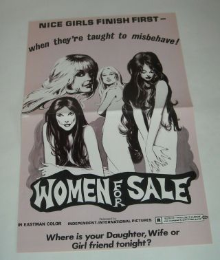 Women Movie Promo Press Book Pressbook Sexploitation Neal Adams Art?