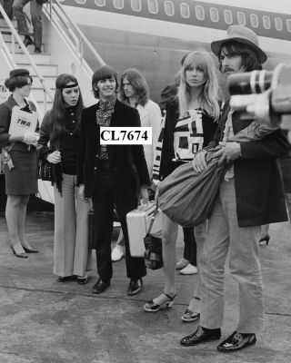 Ringo Starr With Wife Maureen Cox And George Harrison With Pattie Boyd Photo