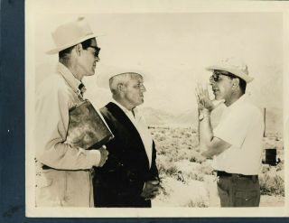 Spencer Tracy Robert Ryan & Dore Schary In Bad Day At Black Rock 1955 Photo 254