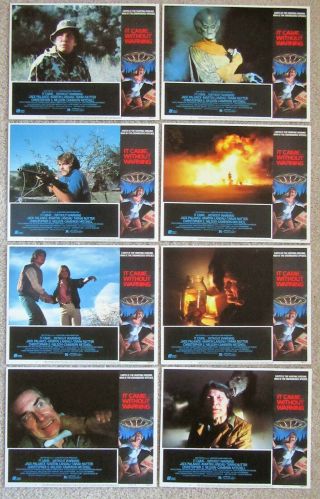 It Came Without Warning 1980 Set Of 8lc 