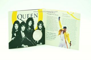 Great Britain Uk 2020 £5 Two Pounds Queen Music Legends Bu Coin