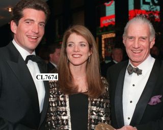 John F Kennedy Jr.  And Sister Caroline At The Minskoff Theatre In York Photo