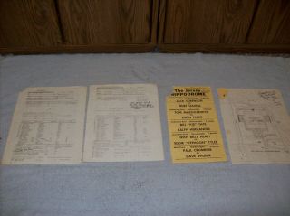 1983 Jackie Gleason Movie The Sting Ii Production Call Sheets,  Prop,  & Map
