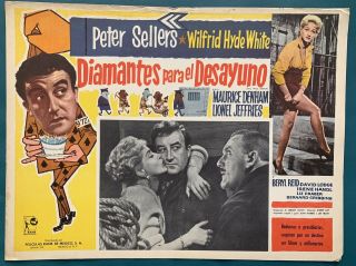 Peter Sellers Wilfrid Hyde White Two Way Stretch Mexican Lobby Card 1960