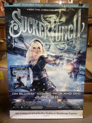 Sucker Punch 2011 27x40 Rolled Dvd Promotional Poster