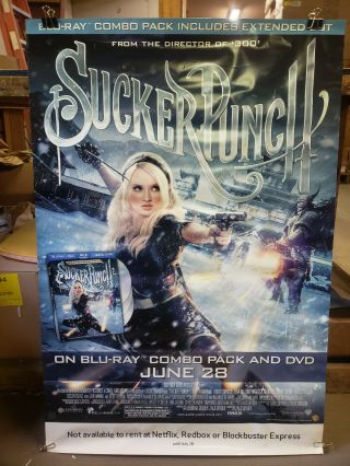 Sucker Punch 2011 27x40 rolled dvd promotional poster 3