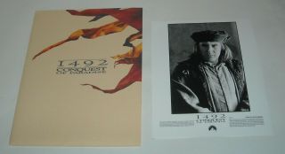 1992 1492 Conquest Of Paradise Movie Promo Press Kit 7 Photos Gerard Depardieu