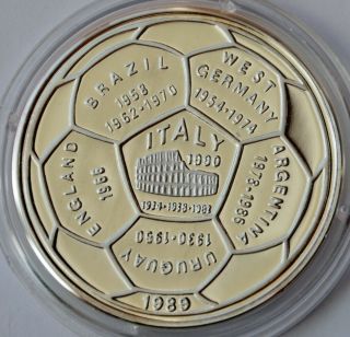 Cambodia 20 Riels 1989,  Fifa World Cup - Italy 1990,  Ag 999,