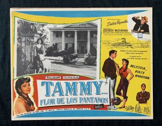 Tammy And The Bachelor Debbie Reynolds 1957 Lobby Card Mexican