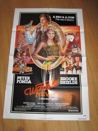 Wanda Nevada 1979 Poster Brooke Shields Peter Fonda Western