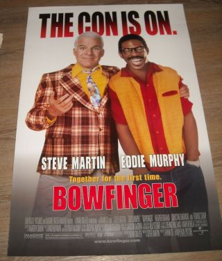 Rolled 1999 Bowfinger 1 Sheet Movie Poster 2 Sided Steve Martin Eddie Murphy