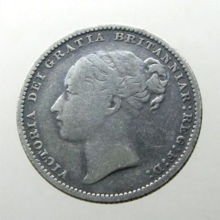 Queen Victoria Silver Shilling_great Britain_minted 1882_63 Year Reign