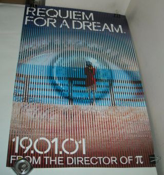 Rolled Requiem For A Dream Uk Movie Poster 20 X 30 Jennifer Connelly Thriller