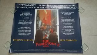 The Fisher King Movie Poster Jeff Bridges,  Robin Williams,  Terry Gilliam