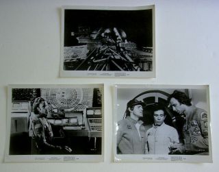 3 Film Lobby Cards,  Silent Running 1972 Photos Bruce Dern Press Kit 8x10s,  B,  W