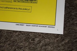 1978 The Deer Hunter One Sheet Movie Poster 27 