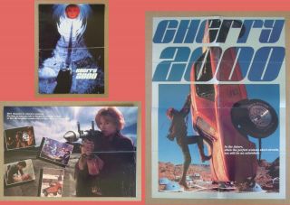 Cherry 2000 Ben Johnson Melanie Griffith Sci - Fi Brochure Opens To 22x29 Poster
