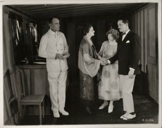 Marion Davies 1921 Silent Film Photo Buried Treasure Linen - Backed