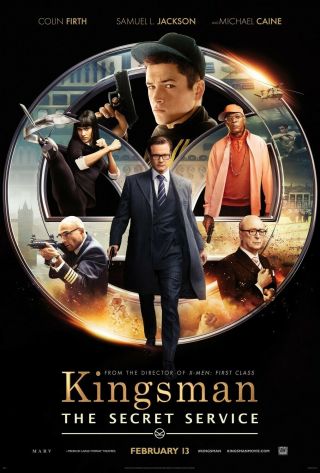 Kingsman: The Secret Service - Movie Theater Poster 27x40 Double - Sided