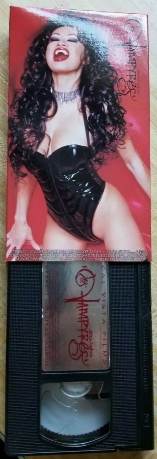 Adult Movie James Avalon ' s Les Vampyres Vhs Tape And Includes Comic Book 3