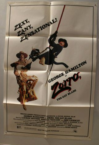 Zorro: The Gay Blade (1981) Movie Poster -