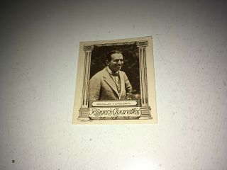 Douglas Fairbanks Vintage Ringer Cigarette Card 1923 Silent Film Actor Cinema