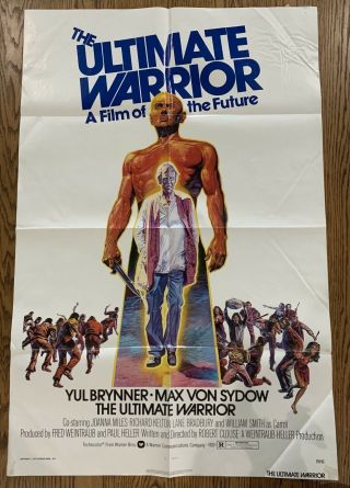 The Ultimate Warrior - Ultra Rare Cult Vintage Movie Poster