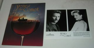 1992 Year Of The Comet Movie Press Kit 6 Photos Tim Daly Penelope Ann Miller