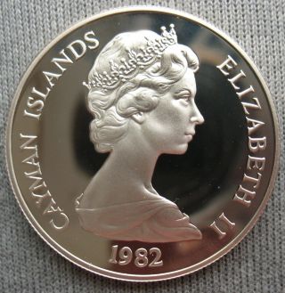 Cayman Islands 1982 Silver Proof 10 Dollars,  Year Of The Child
