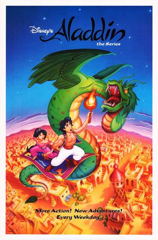 Aladdin: The Series (1992) Disney Television Poster - Rolled