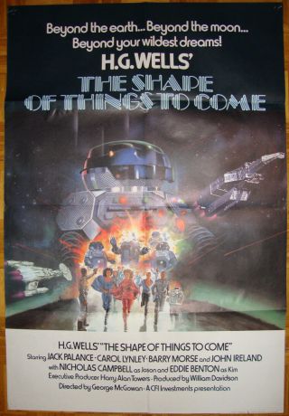 The Shape Of Things To Come - Sci - Fi - H.  G.  Wells - Jack Palance - Os English (27x40 Inch