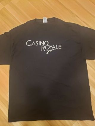 James Bond 007 Casino Royale Movie Theater Shirt Size Xl