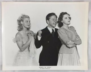 1939 Movie Still Photo Babes In Arms Judy Garland Mickey Rooney