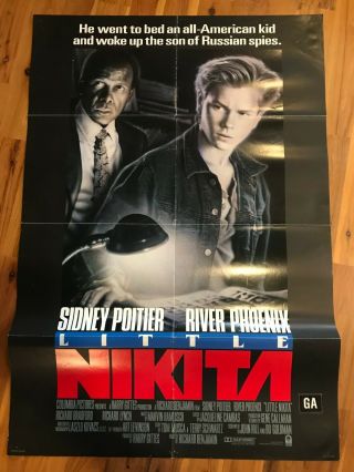 1 - Sheet Poster 27x41 Little Nikita (1988) Sidney Poitier,  River Phoenix