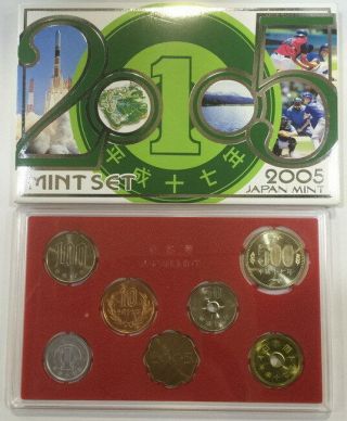 Japan 2005 Set Of 6 Coins,  1,  5,  10,  50,  100,  500 Yen,  Bu